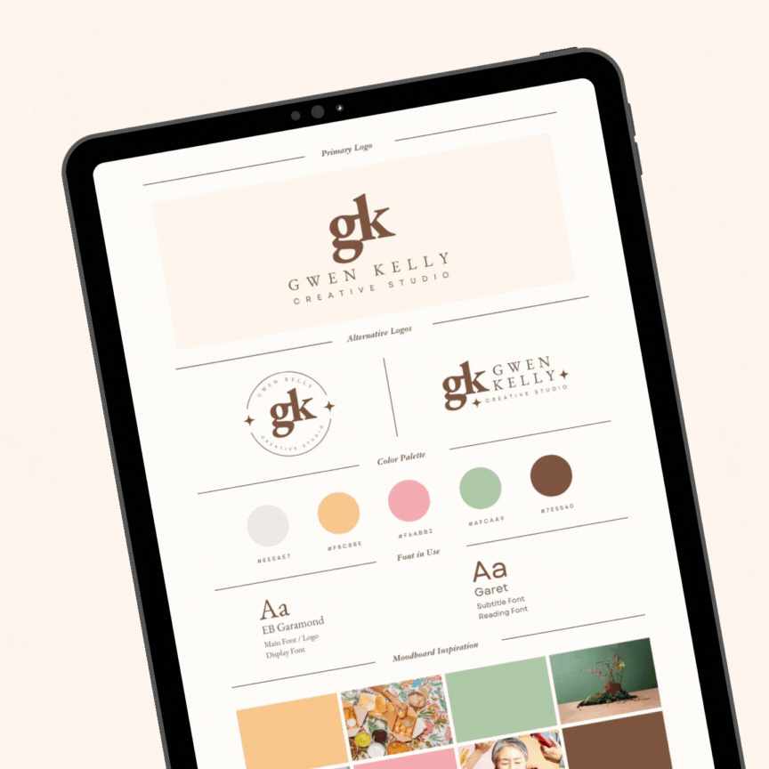 Free Brand Board Template